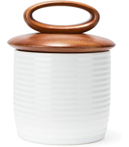 Amazon.com: Nambe x Tom Papa Breaking Bread Canister - 10”H x 6”W
